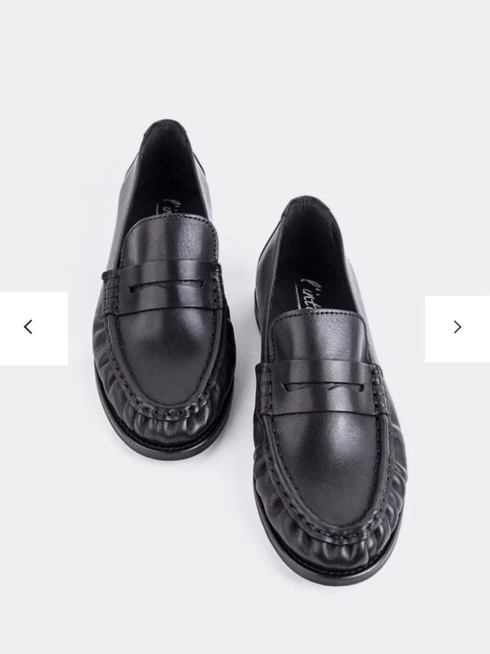 L'Intervalle black loafers - size 38 - Worn once inside - comes with box